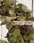 Eucalyptus & Pinecone Garland Wreath