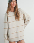 April Striped Sweater