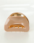 Nadia Solid Curved Metal Claw Clip - Cloth + Cabin