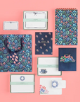 Navy Bow Flat Note Set
