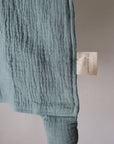 Organic Cotton Muslin Sage Bunny Lovey Blanket 