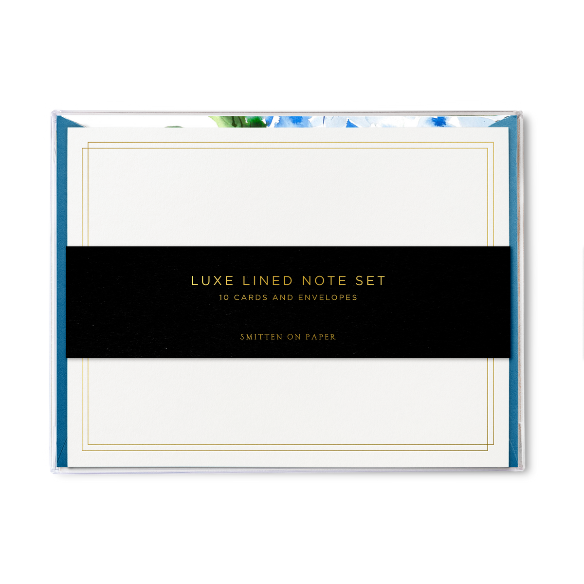Hydrangea Luxe Lined Note Set