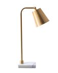 Lincoln 31" Brass & Marble Table Lamp