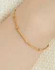 Angelina Dainty Gold Satellite Chain Bracelet