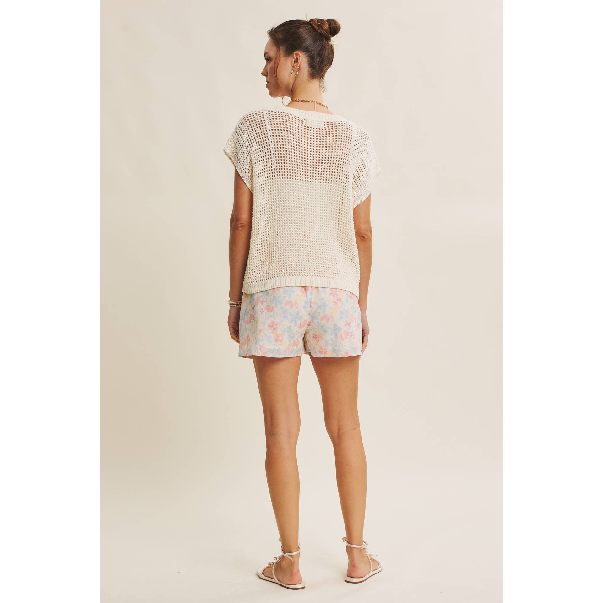 Melanie Fishnet Sweater - Cloth + Cabin