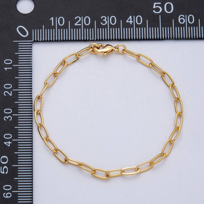 Minimalist Paperclip Chain Bracelet
