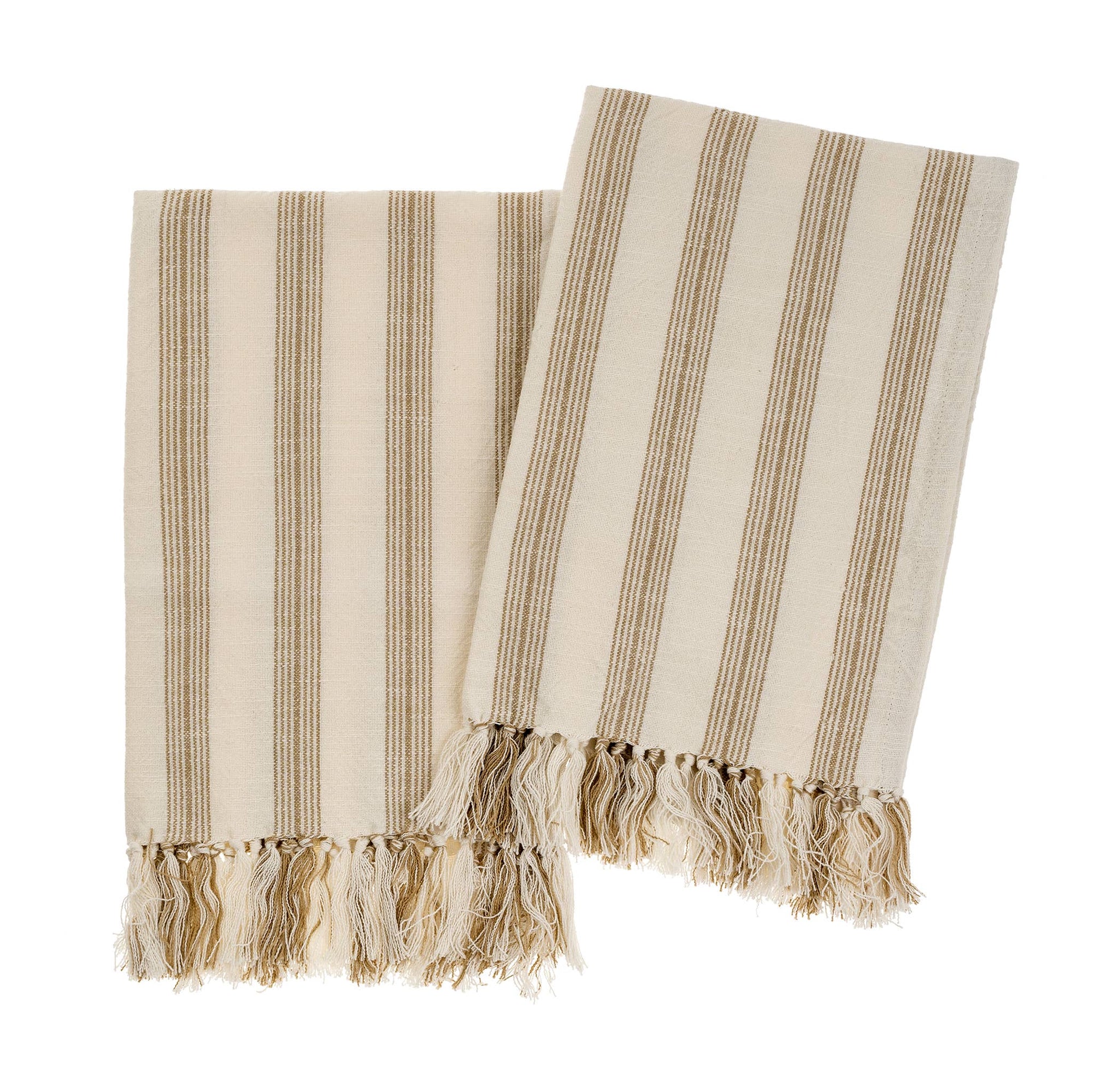 French Stripe Hand Towels Set of 2