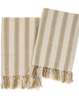 French Stripe Hand Towels Set of 2