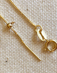 18k Gold Filled Adjustable Sizing Necklace