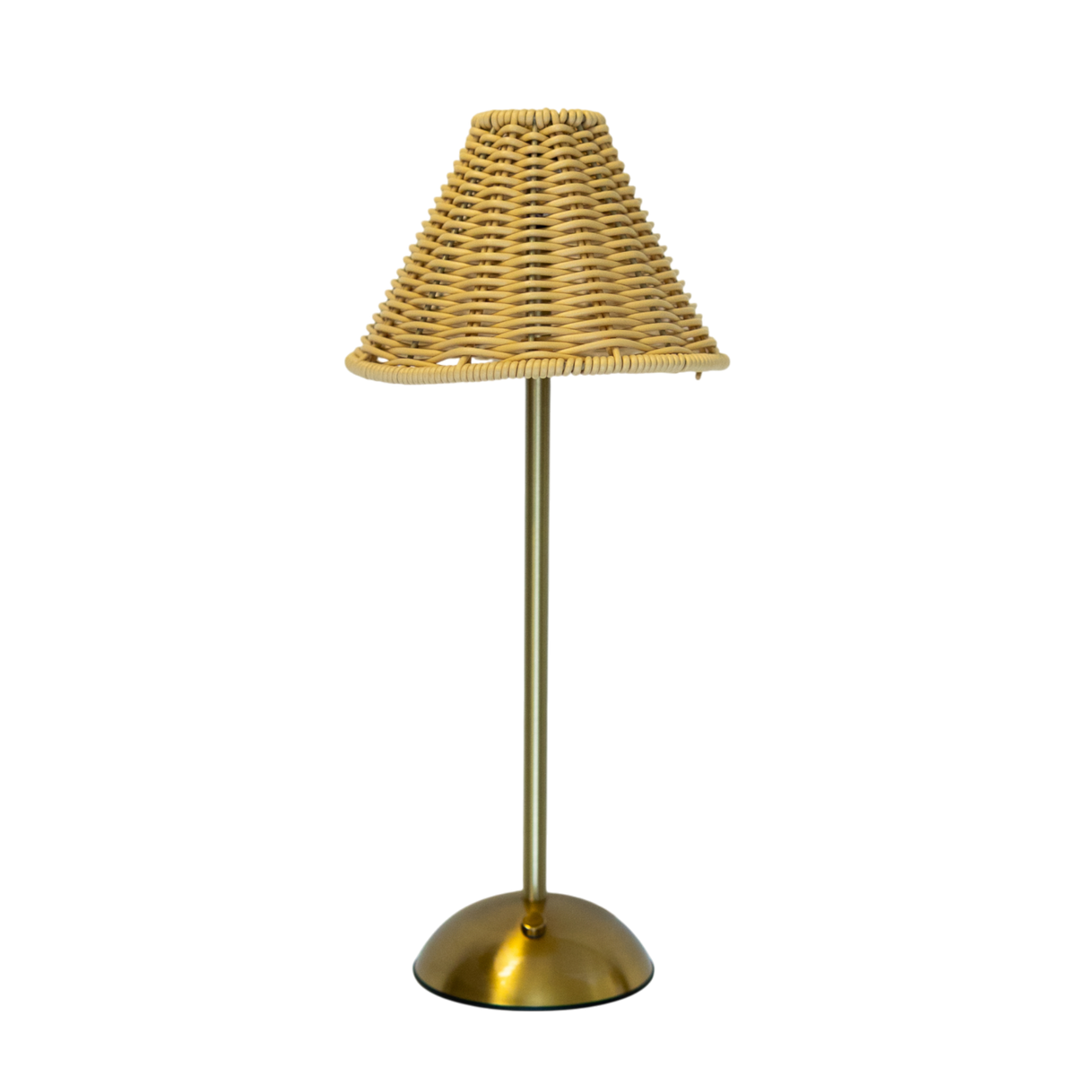 Golden Rattan Led USB Lamp