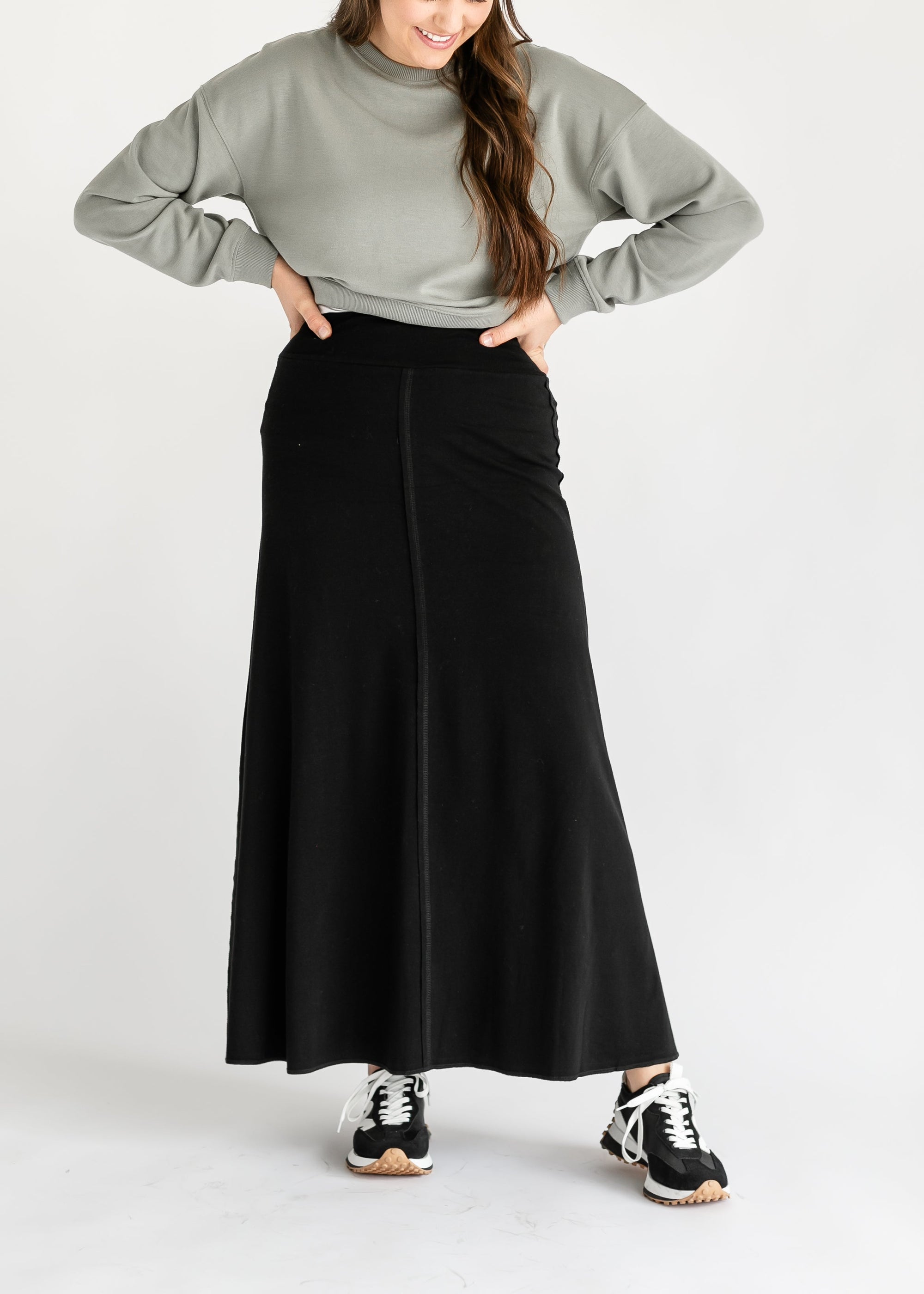 Allison Knit Maxi Skirt