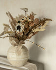Cream Sunflower + Wheat Bouquet