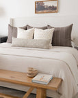 White Floral Pillow Cover