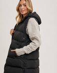 Longline Puffer Vest