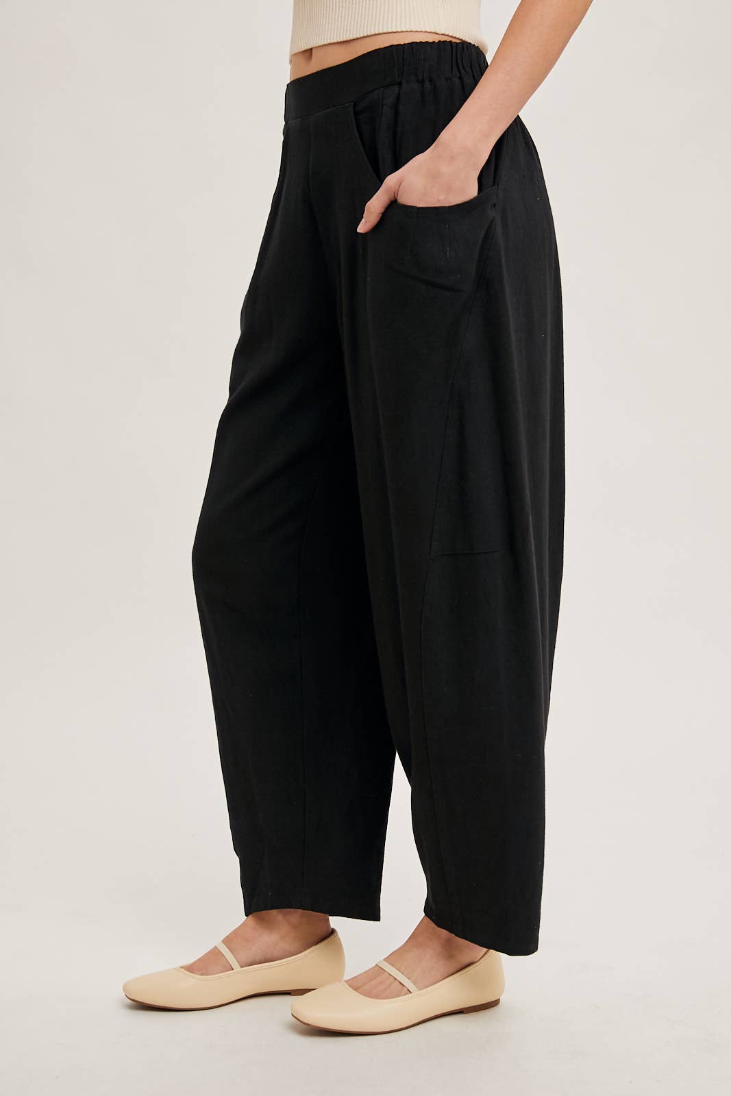 Ella Relaxed Barrel Pants - Cloth + Cabin