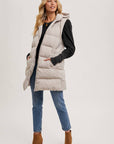 Longline Puffer Vest