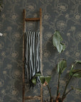 Peonies Noir Peel and Stick Wallpaper