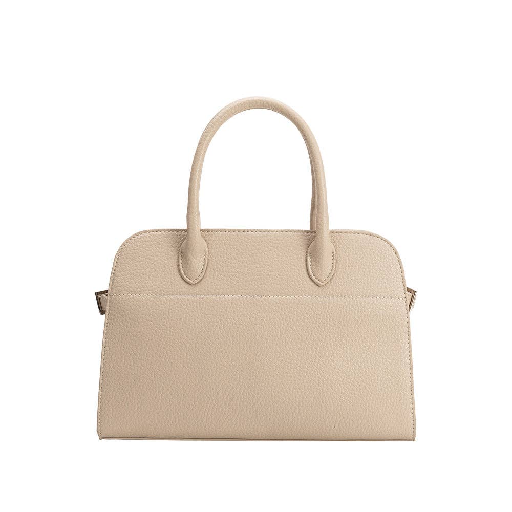 Marlo Bone Recycled Vegan Leather Crossbody Bag