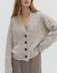 Tory Brushed Button Down Cardigan