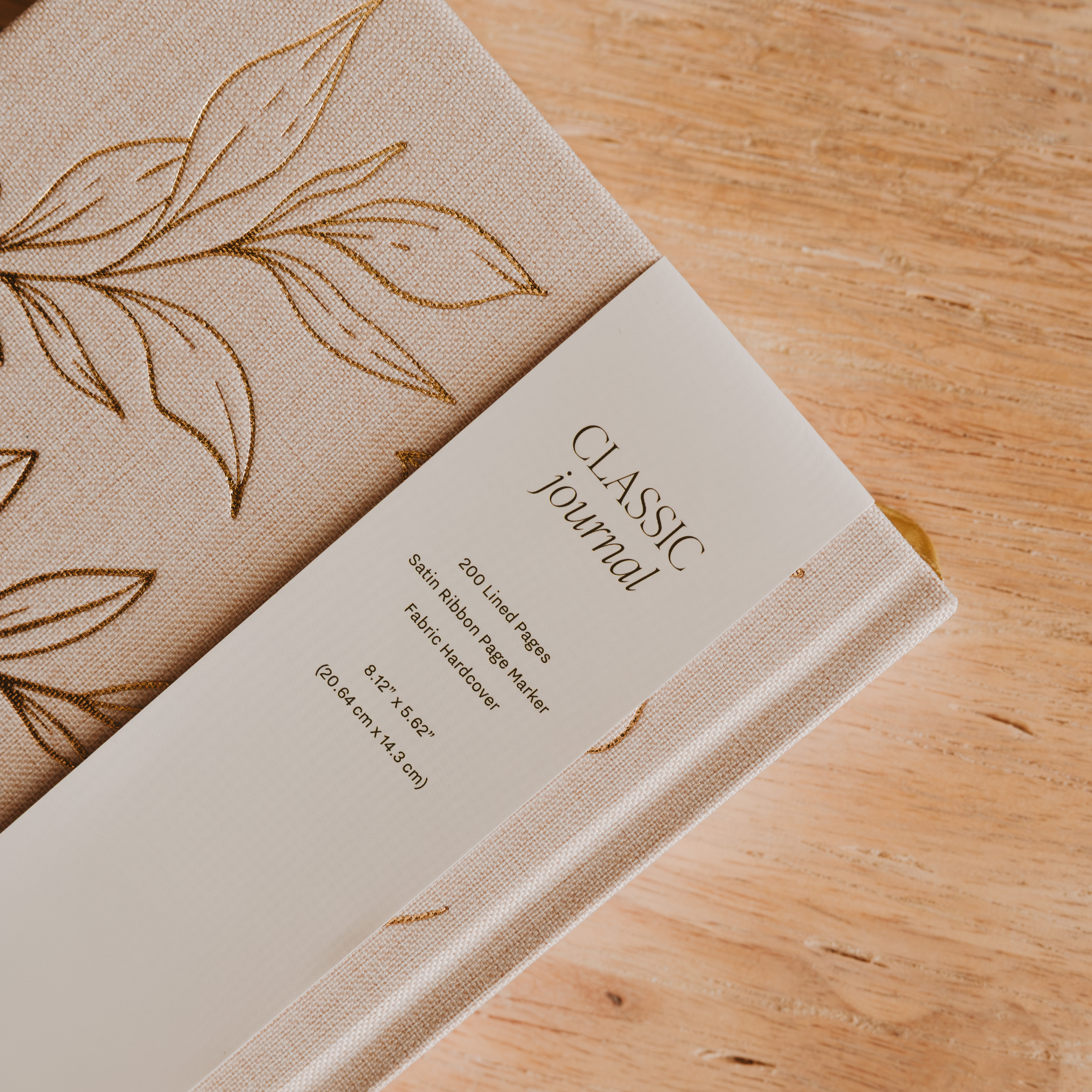 Gold Leaves Notes Journal - Cloth + Cabin