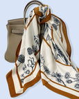 Floral Square Scarf