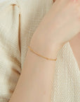 Angelina Dainty Gold Satellite Chain Bracelet