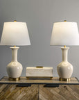 Rockville 27" Ceramic Table Lamp Set