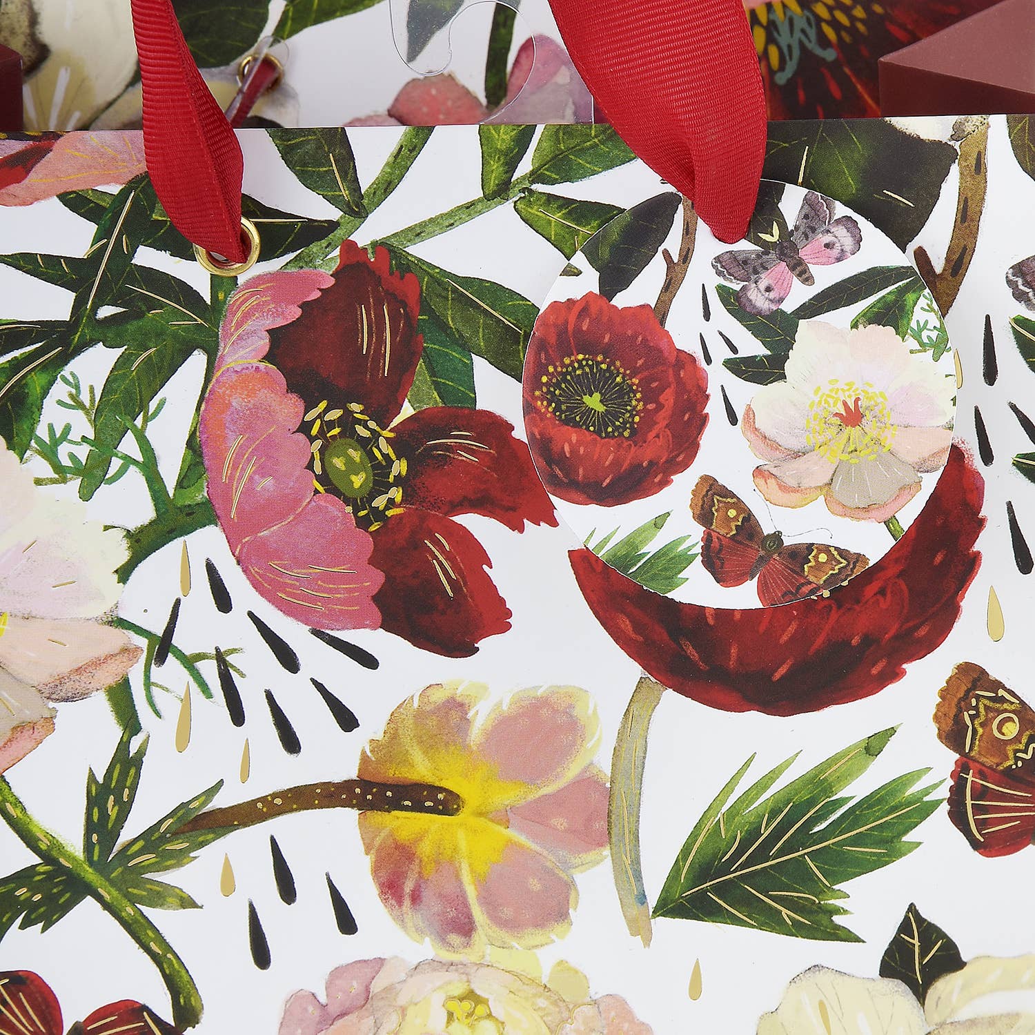 Medium Gift Bag - Peonies