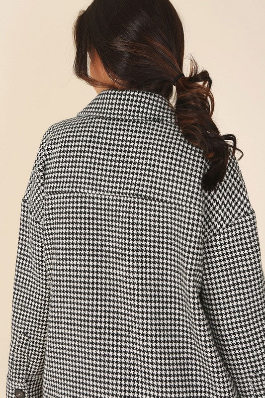 Hannah Houndstooth Jacket