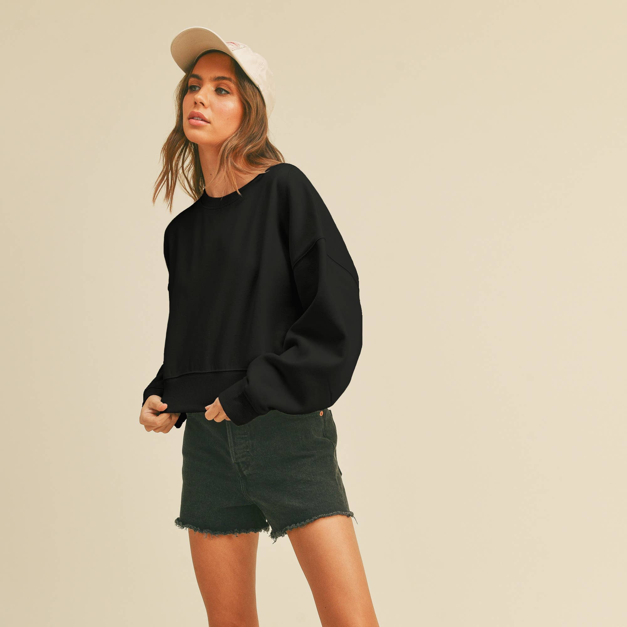 Jazmyn Cropped Sweatshirt