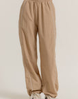 Mariah Anorak Fabric Side Piping Track Pants