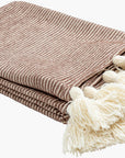 Kapri Throw Blanket / Brown