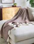 Kapri Throw Blanket / Brown