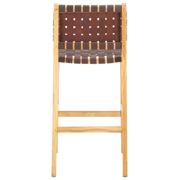 Adah Leather Bar Stool