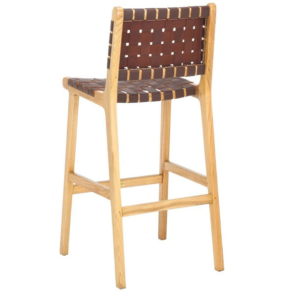 Adah Leather Bar Stool