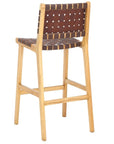 Adah Leather Bar Stool