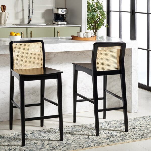 Benicio Rattan Bar Stool Set