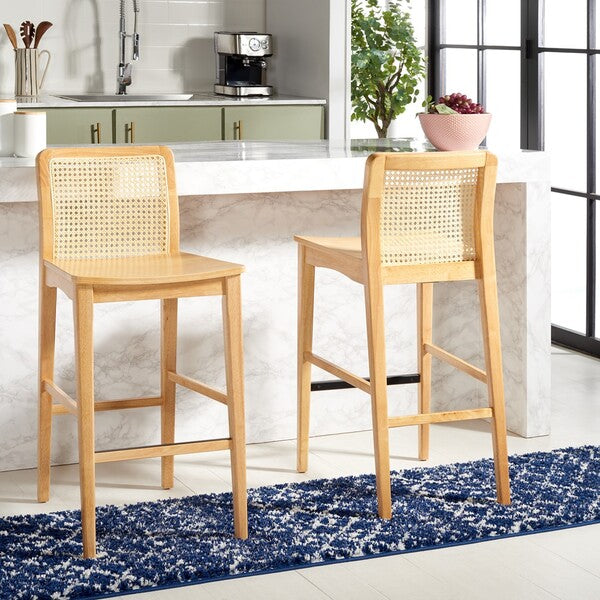 Benicio Rattan Bar Stool Set