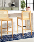 Benicio Rattan Bar Stool Set