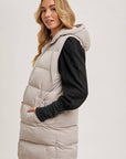 Longline Puffer Vest