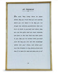 Book Page Handmade Paper Framed Sign, Mother Teresa