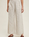 Perrin Striped Wide Leg Pants