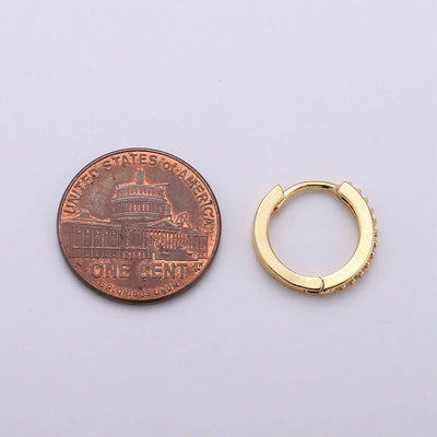 Thin Mini Ear Huggie Hoop Earrings