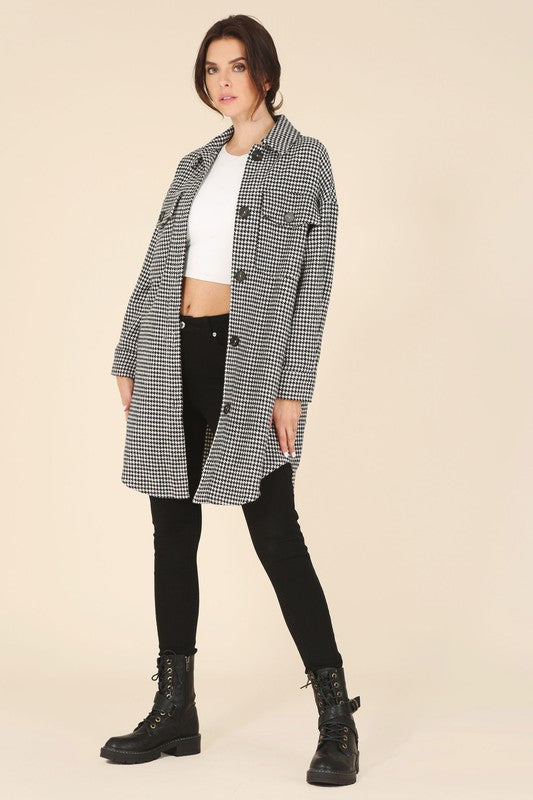 Hannah Houndstooth Jacket