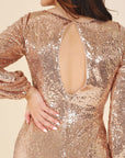 Sequin mini dress