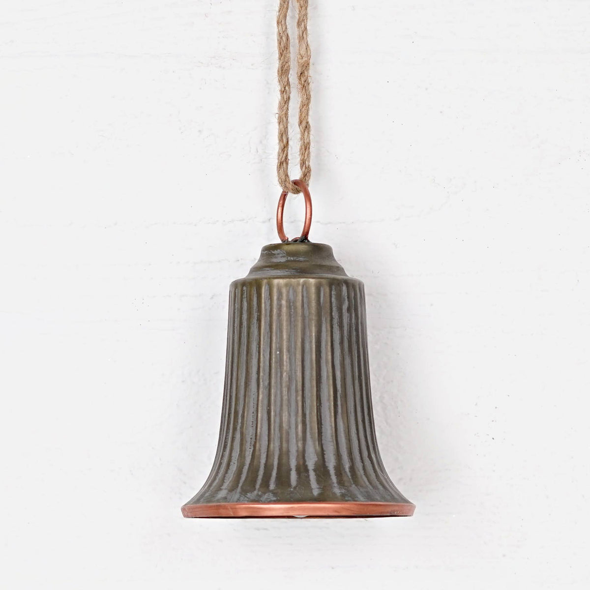 6.5in Bronze Liberty Bell Ornament - Cloth + Cabin