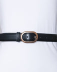 Oval Buckle Belt
