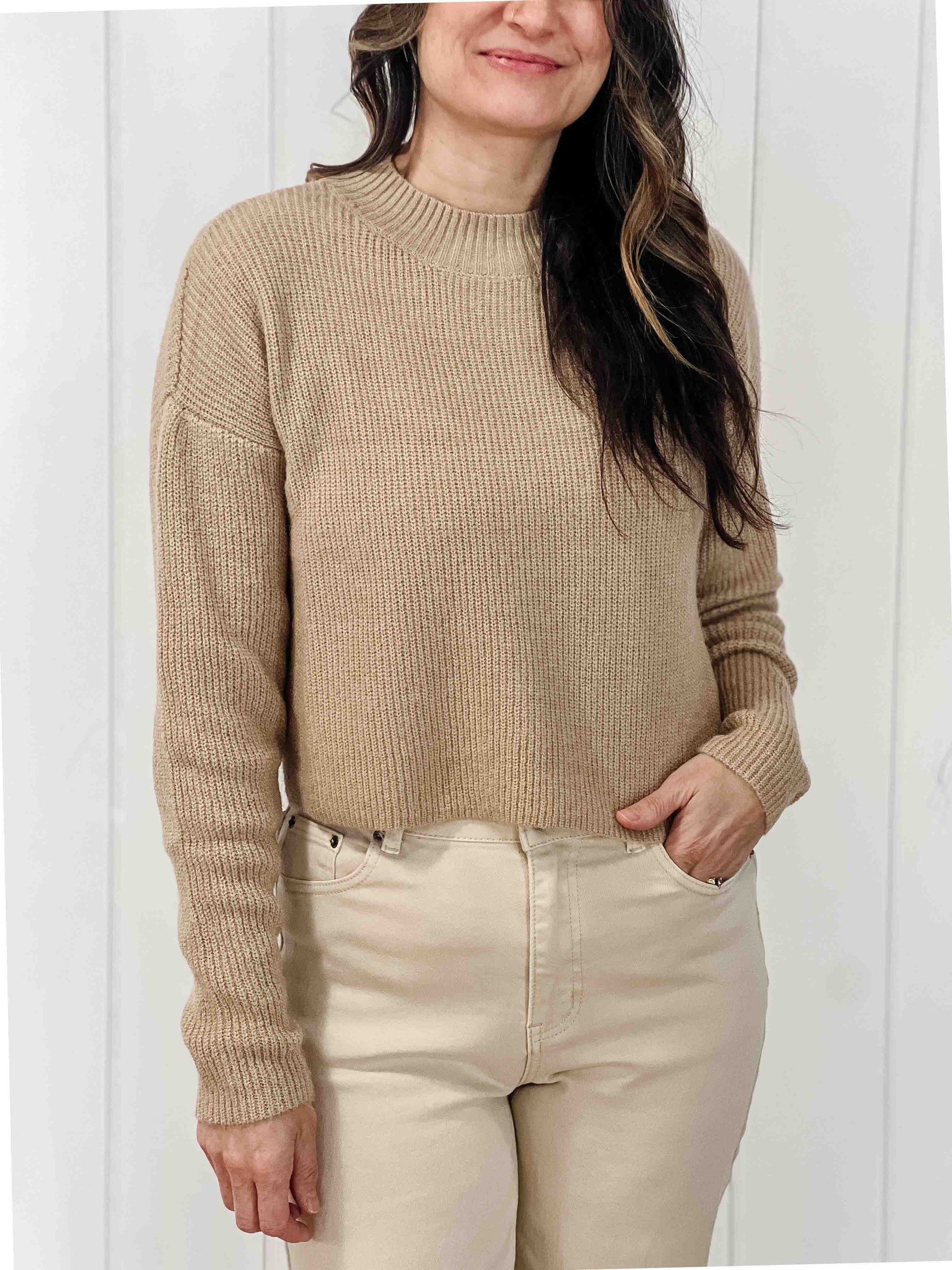 Maleah Mock Neck Pullover