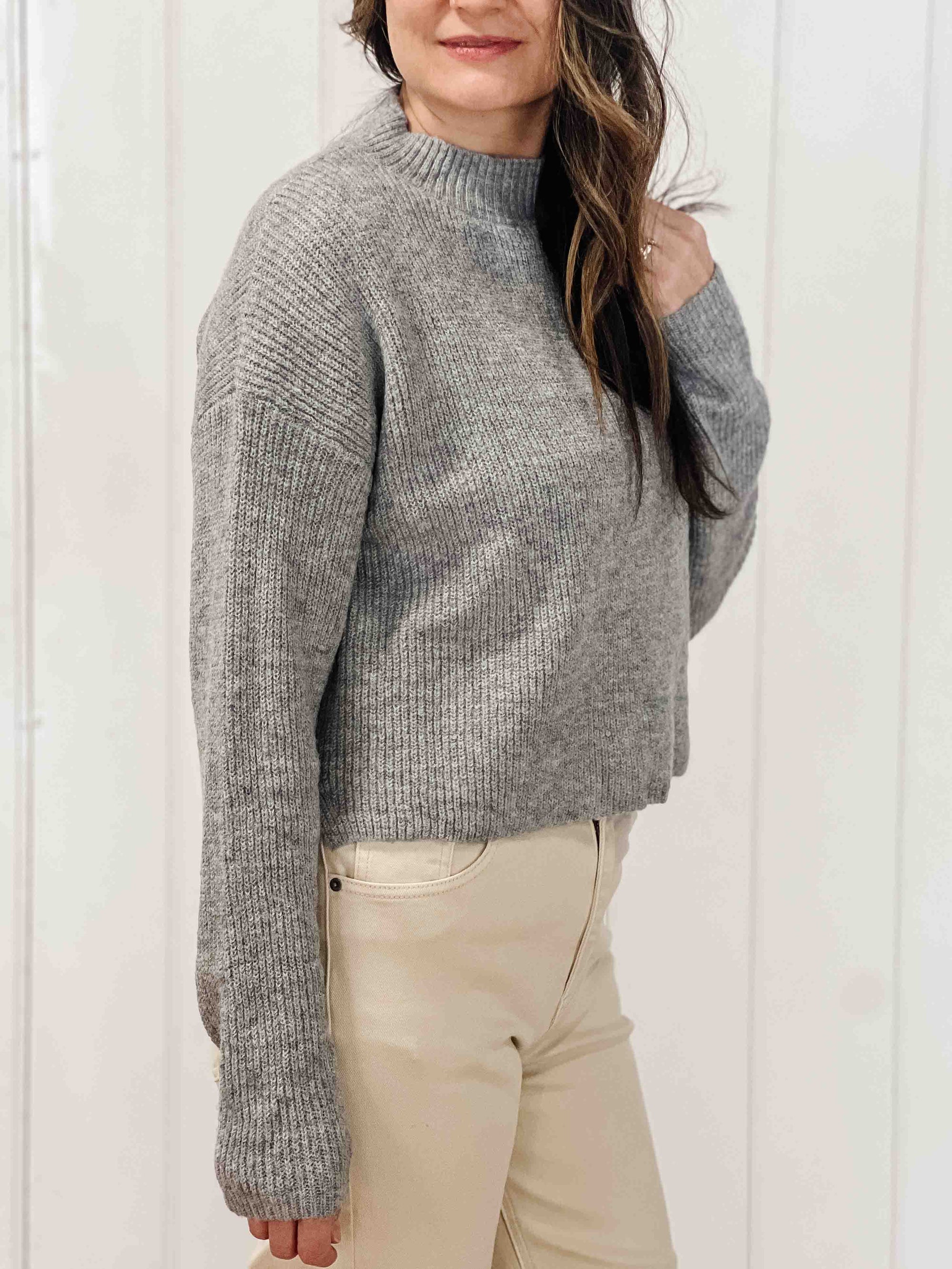 Maleah Mock Neck Pullover