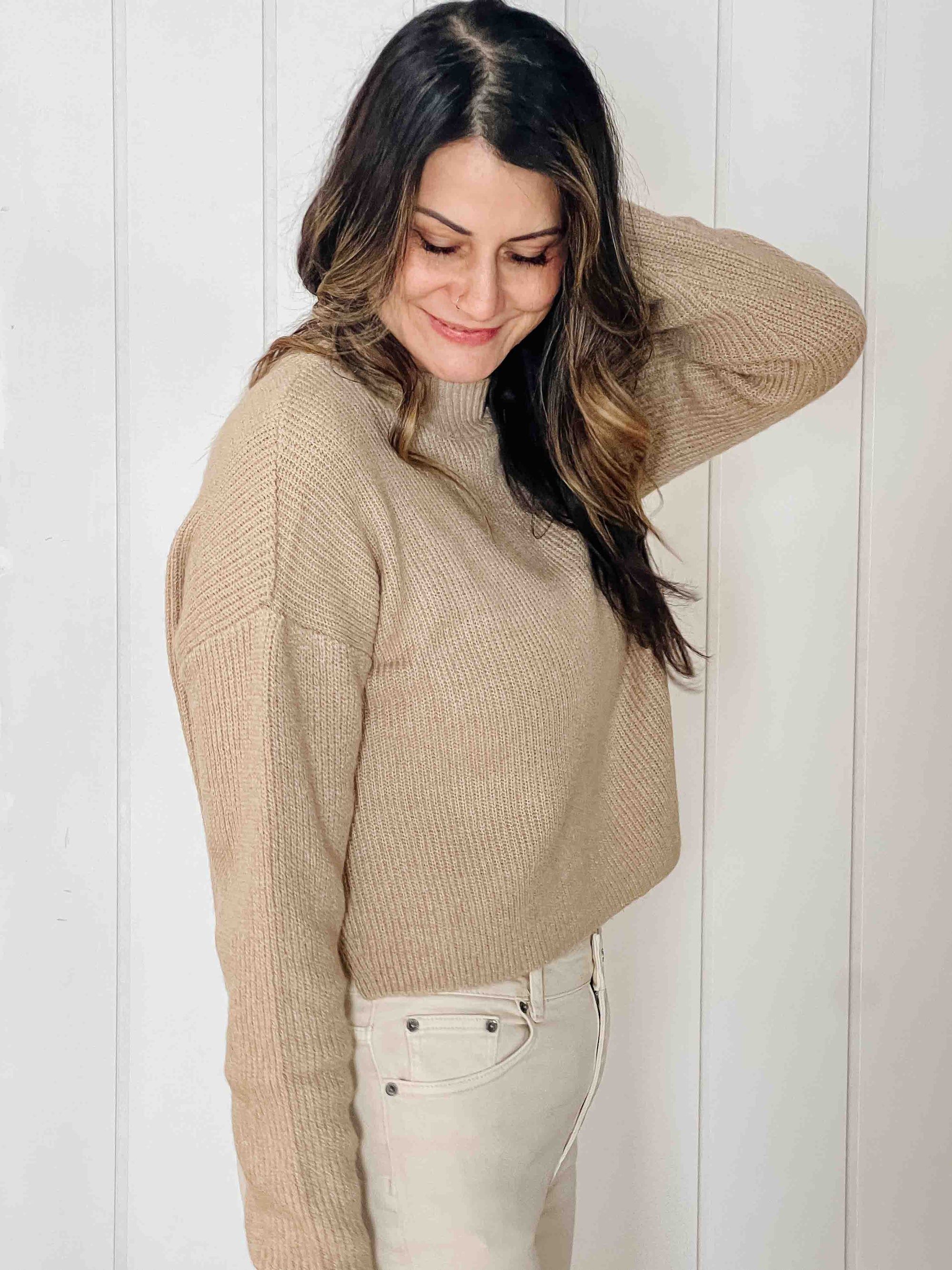 Maleah Mock Neck Pullover